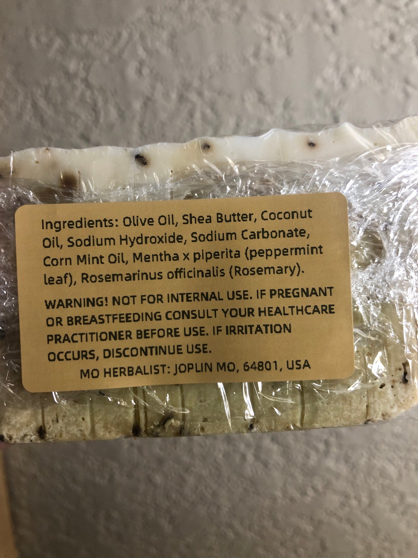 Mintally Fit & Rosemary 100% Natural Soap