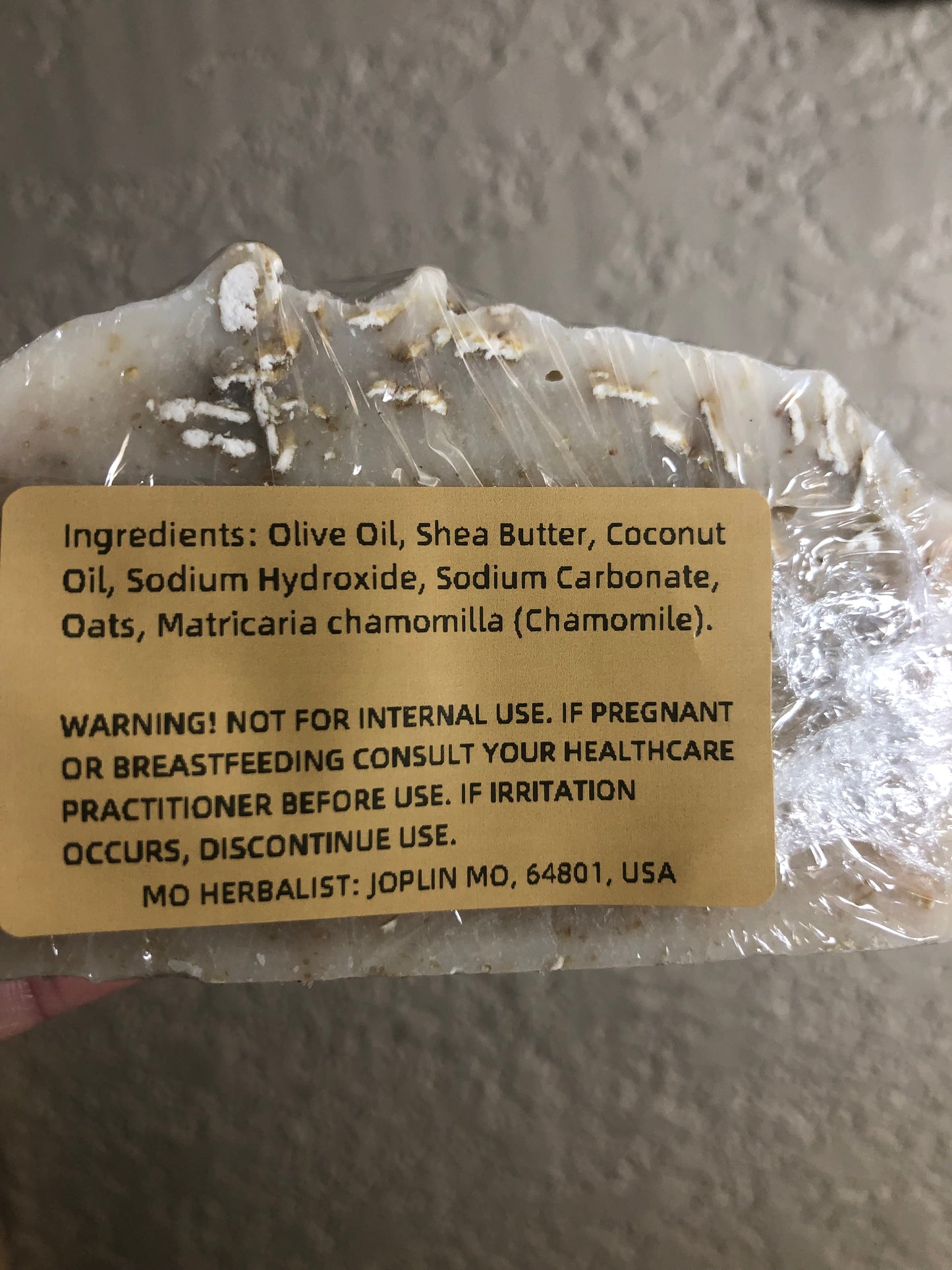 Pure & Simple Oat & Chamomile 100% Natural Soap