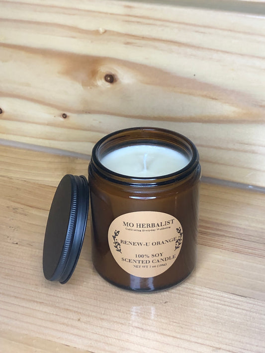 Renew-U Orange 100% Soy Candle